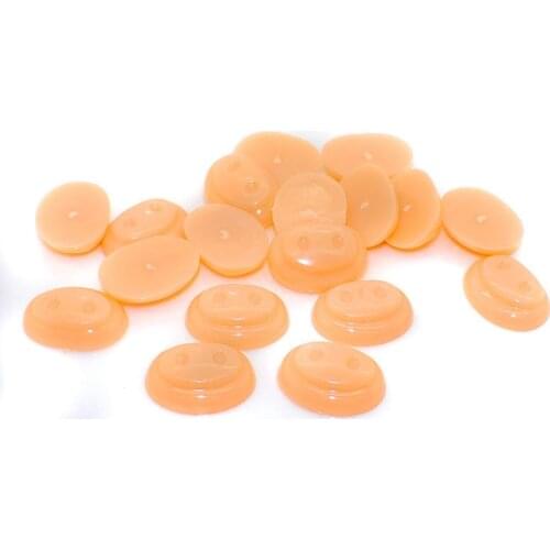 20pcs Doll Making Pig Nose Safety Nose Plastic Flat Backs Nose Stuffed Toys Snap Animal Scrapbooking Puppet Amigurumi Crafts