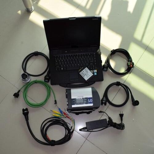 2020 OBD2 Scanner MB STAR C4 with DTS engineer software SSD in Military Laptop CF52 i5 4gb For SD Connect star Diagnostic tool