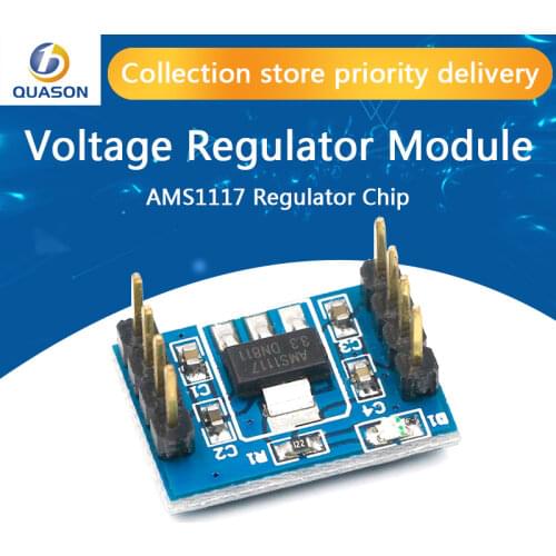 3.3V voltage regulator module / AMS1117 regulator chip / 5V to 3.3V module / Dual Channel