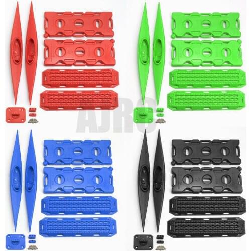 6pcs Rescue Board Spare Fuel Tank Kayak Model Decoration For 1/10 RC Crawler Car Traxxas TRX4 TRX6 G63 D90 D110 Axial SCX10 g63