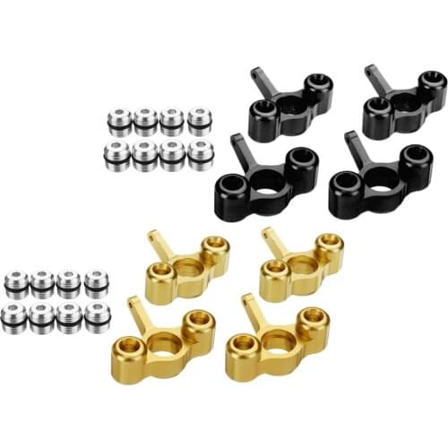 Aluminum Steering Knuckle Hub Mount Upgrade Alloy Metal Durable Parts Kit for JLB Racing CHEETAH 1/10 RC Monster Model Car Truck