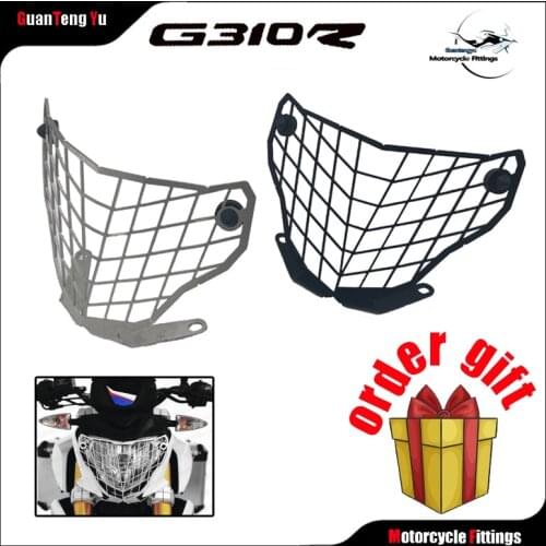 Caballete Moto For BMW G310R G310 R 2017-2020 Motorcycle Modification Grille Headlight Guard Lense Cover Protector Accessories