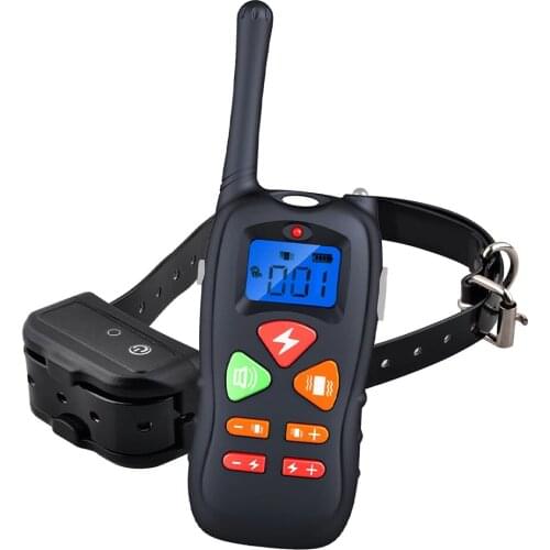 Electric Dog Training Collar with Remote Shock Anti Bark E Shock Collar Behavioral Train Device IP67 Waterproof for 1 or 2 Dogs