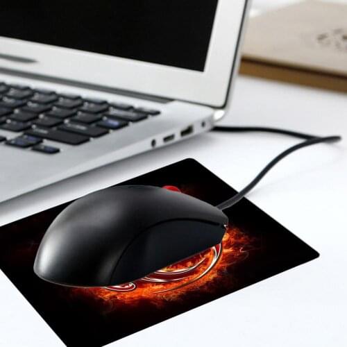 IMICE 30x25cm Dragon Stitched Edge Rubber Mouse Pad Big Computer Gaming Mousepad Anti-slip Natural Rubber Gaming Mouse Mat