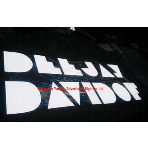 Customized Waterproof Epoxy resin letters sign led lighting mobile phone shop names