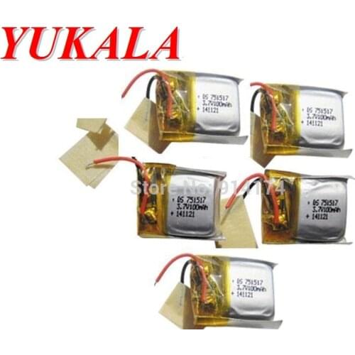10pcs CX-10 cx10/ JXD-395 /LS111 /U207/v272 v282 v292 RC Quadcopter Parts 3.7V 100mah Li-polymer battery
