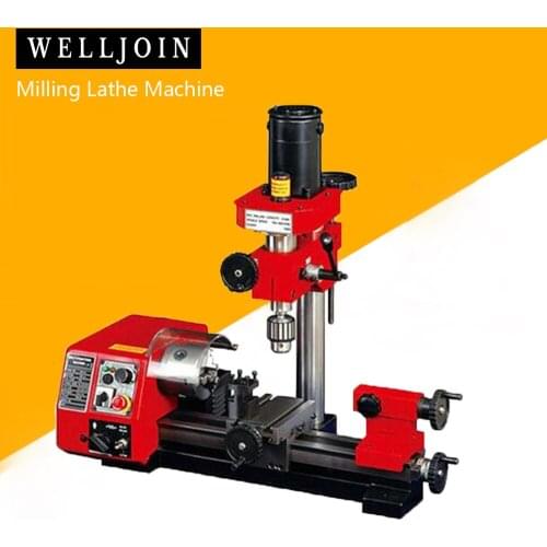 M1 250mm Micro Multi-function Machine Drilling and Milling Lathe machine 220V