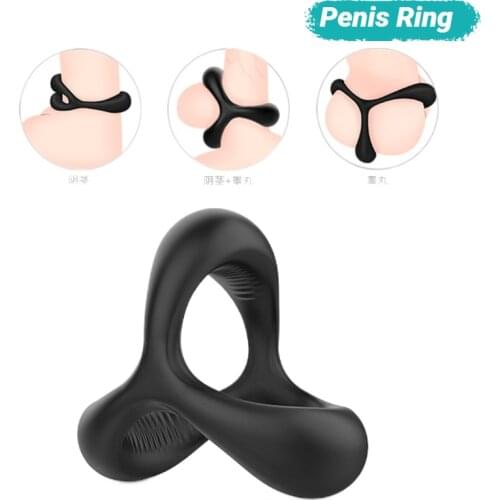 Men Silicone Condoms Supplies Control Ejaculation Lasting Delayed Ejaculation Ring Cock Ring Sex Couplessex Toys for Couples