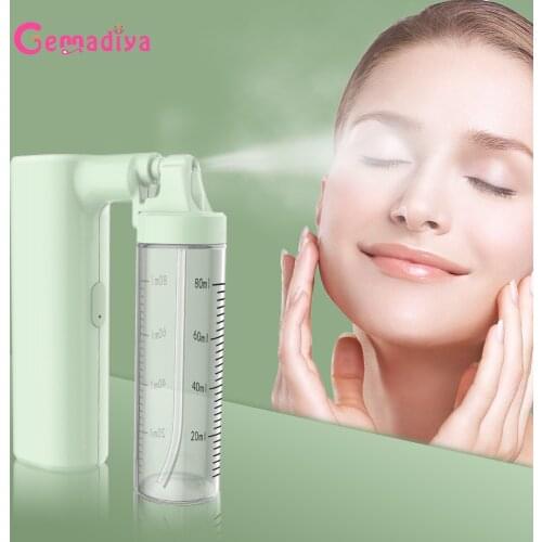 Water Oxygen Jet Face Steamer Peel Hydra Beauty Skin Cleansing Portable Nano Facial Spray Airbrush Moisturizer Humidifier