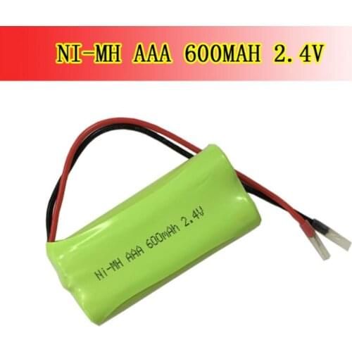 2.4V AAA rechargeable Ni-Mh battery pack 600mah 3A ni-mh nimh baterias cell for toys emergency light cordless phone
