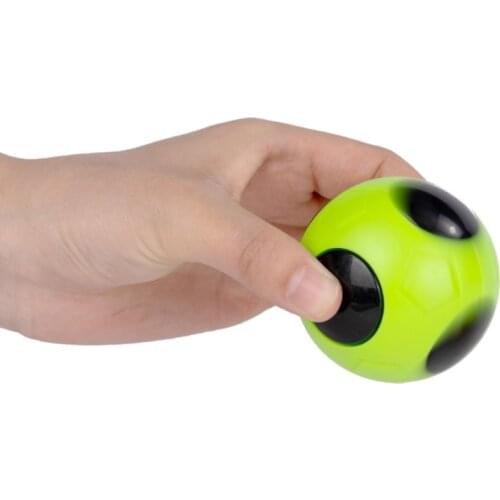 Sensory Fidget Spinner Decompression Toy Spherical Spinning Tops Football Stress Relief Ball for Toddlers Adults Anxiety
