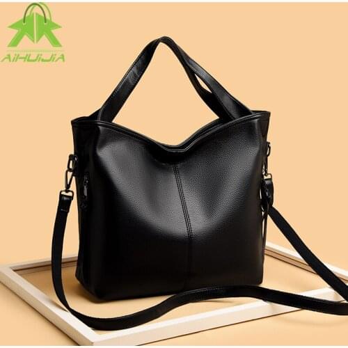 Fashion Solid Color Shoulder Bag For Women 2021 The New High Quality Pu Leather Shoulder Bag Luxury High Capacity Messenger Bags