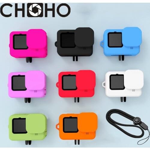 For gopro hero 9 black accessories case Protective Soft Standard Housing Rubber Silicone Shell Protector For go pro Hero9 New