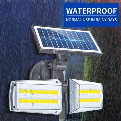300W Solar Street Lights Outdoor Lamp 42 LEDs 8000lumens Indoor 80 COB Solar Lamp IP65 Waterproof For Camping Home Garden Yard