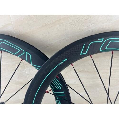 Fast and light carbon wheels OEM 700C 38 50 60 80mm Road Bike Carbon clincher Tubular aero wheel set UD 12K 3K Twill weave