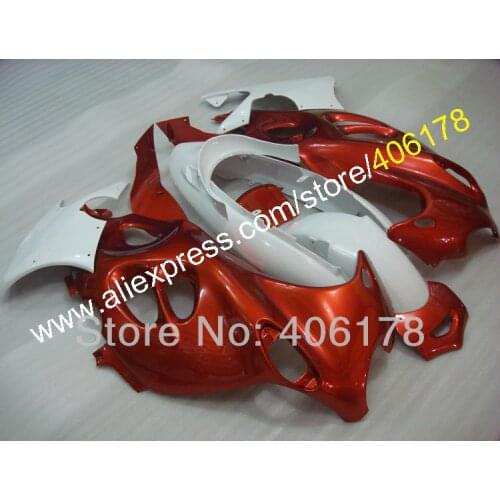 Cheap GSX750F GSX600F ABS Body Kit For Suzuki GSX 750 600 Katana 2005 2006 Red White Motorcycle Fairings