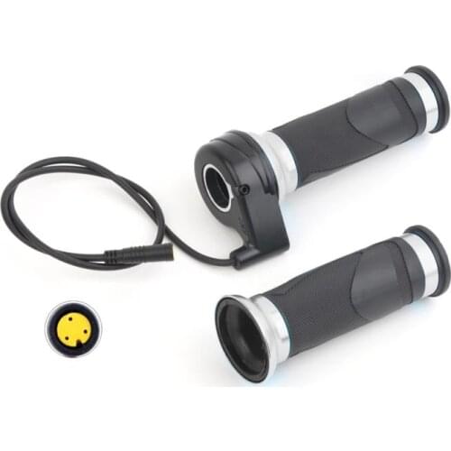 E-Bike Throttle Red Blue Twist Throttle Speed Controller For Bafang Mid Crank Motor BBS01B BBS02B BBSHD Electric Bicycle Kits