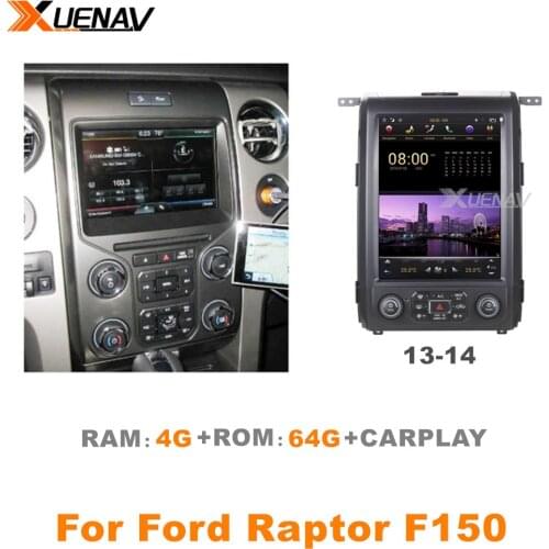 GPS navigation multimedia DVD player for car automatic radio for Ford Raptor F150 2013 2014