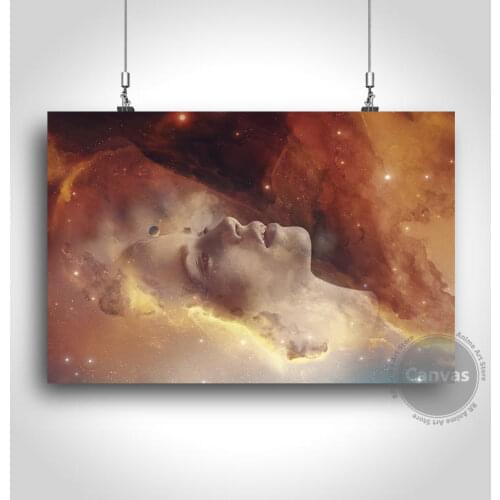 Canvas cosmos interesting artistic Pictures Home Manga Decoration Paintings Poster HD Prints Wall Art Modular Living Room