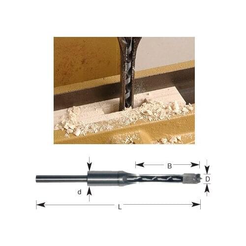 Good quatity 16mm HSS Square Hole Saw Wood Drill Bit Mortising Chisel Woodworking Tool Bit