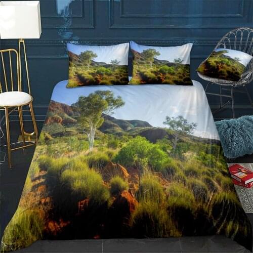 Alice Springs Aussie Austr Quilt Cover Pillowcase 3Piece Comforter Bedding Set With Pillow Case Single Double Duvet Cover