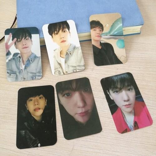 KPOP 6PCS Baekhyun Double Sides Postcards Fans EXO Fans Collection