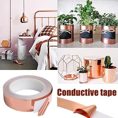 Anti-snail Copper Belt, Snail Protection Overhead Snail Belt Copper Foil Snail Fence Protection Coating Copper Belt #PY