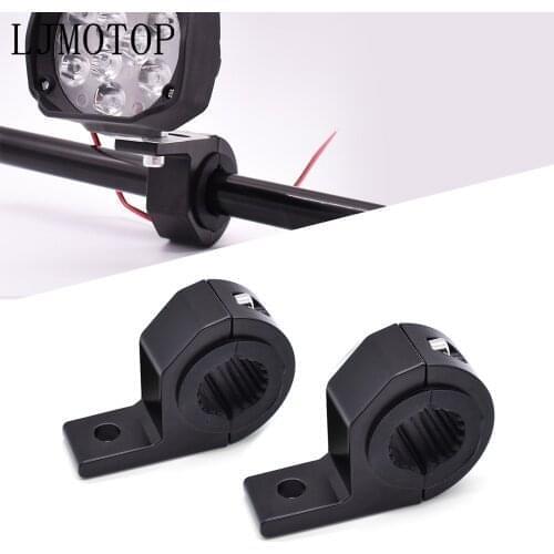 Newest Motorcycle LED Headlight Clamps Brackets Tube Clamp Mount Kit For Yamaha xvs 650 dragstar super tenere raptor 700