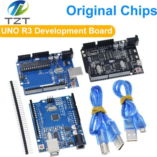 1Set UNO R3 Official Box ATMEGA16U2 / UNO+WiFi R3 MEGA328P Chip CH340G For Arduino UNO R3 Development Board WeMos ESP8266