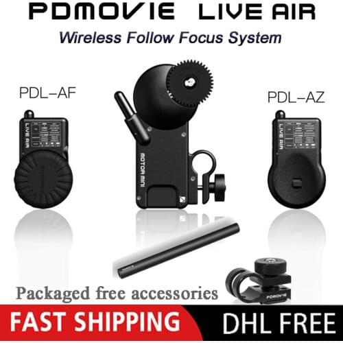 PDMOVIE LIVE AIR 2 Bluetooth Wireless Follow Focus System For DJI ronin s zhiyun crane 2 MOZA aircross Gimbal or SLR Camera Lens