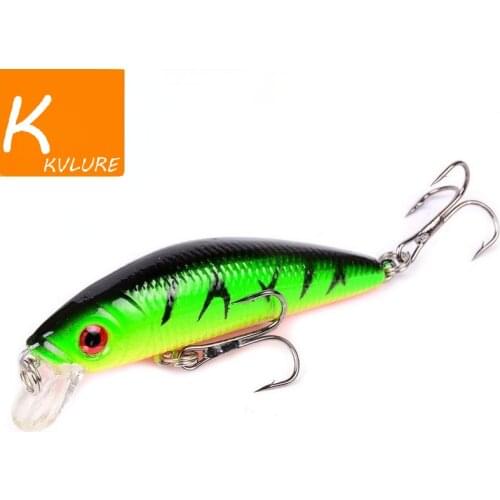 Fishing Lure 70mm 8g 3D Eyes Crankbait wobbler Artificial Plastic Hard Bait Fishing Tackle