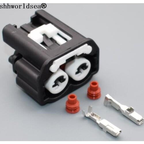 Shhworldsea 2 pin car auto Crankshaft Position Sensor Plug connector 7283-6033-30 for Toyota Corolla Camry RAV4 Highlander 12611