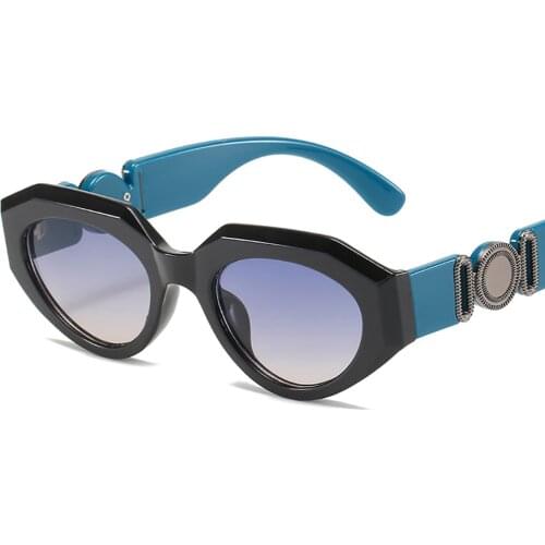 Fashion Vintage Cat Eye Sunglasses Classic Traveling Women Retro Small Rectangle Shades Sun Glasses Female Goggle Eyewear