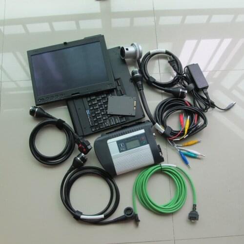 Mb star c4 2021 high quality diagnostic tool ssd 360gb newest software x200t laptop ready to use cars trucks scanner