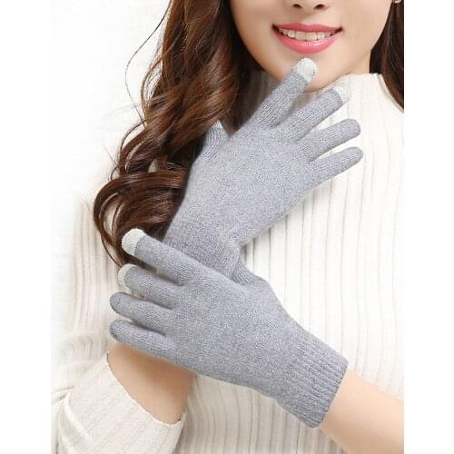 Winter Touchable Screen Gloves for Mobile Phone Pad Tablet Women Men Warm Gloves winter warm supplies
