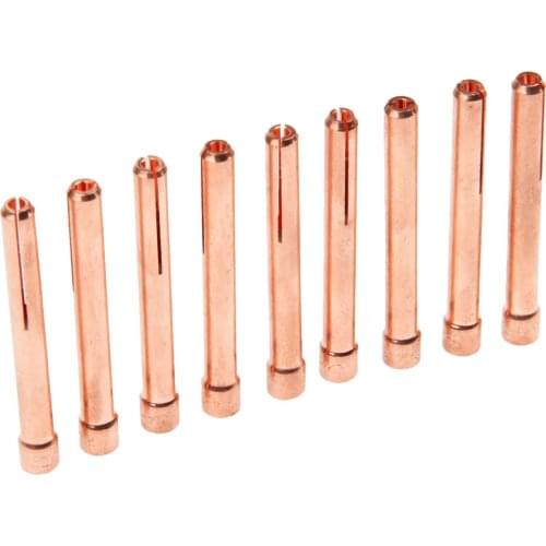 10pcs 3/32" 10N24 TIG Collet Tips For WP17 18 26 TIG Welding Torch Series Miller Diamondback DB17 18 and DB26 Torches Accessory
