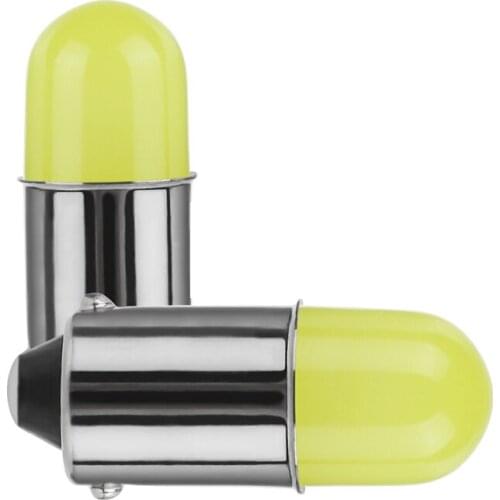 2/4pcs BA9S COB 4D Bulbs Car Interior Lights License Plate Door Reading Lamp Auto 7000K White 12V