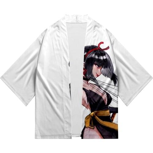 Hot Anime Inuyasha Kimono Men/Women Fashion Casual Yukata Comfortable Japanese Kimono Personality Harajuku Japans clothing