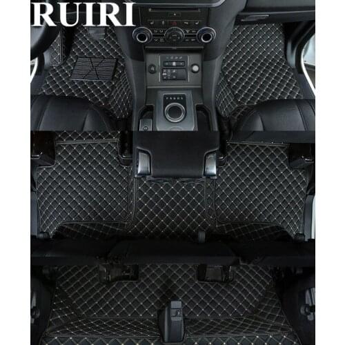 Good quality! Special car floor mats for Land Rover Discovery 4 2016-2010 7 seats waterproof non-slip rugs carpets,Free shipping