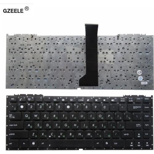 GZEELE NEW Keyboard for ASUS U33 U33Jc U43 U43F U43J U43SD series RU laptop keyboard black color without frame RU layout Russia