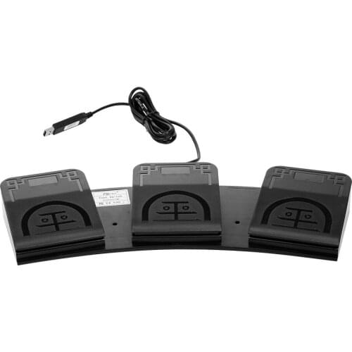 FS2020U1 USB Foot Switch Control Key Customized Computer Keyboard Action Pedal for Medical Devices Instruments Computers Office