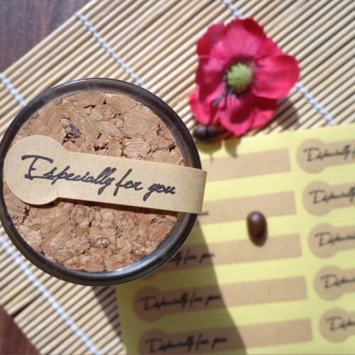 600pcs Especially for you Kraft Paper Stickers Cute Lollipop Shape Gift Stickers Party DIY Candy Packaging Seal Sticker Label