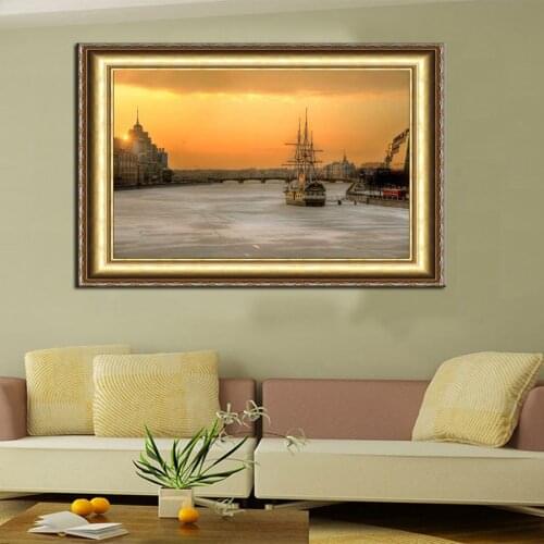 New Arrival Hot 5D Square Diamond Painting Cross Stitch Kit DIY Set Embroidery Rhinestone Home Decor Needlework St.PetersburgI