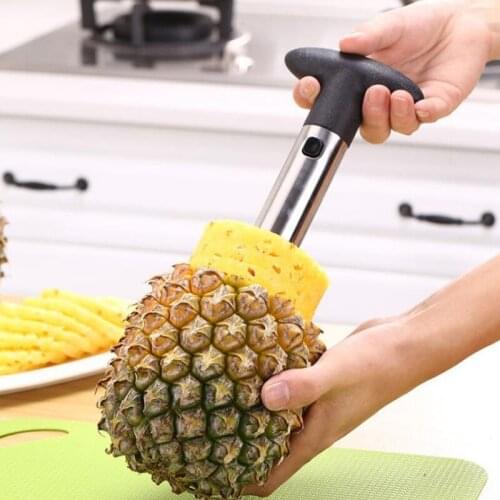 Stainless Steel Pineapple Peeler Pineapple Slicers Fruit Knife Cutter Corer Slicer Kitchen Tools Accessories