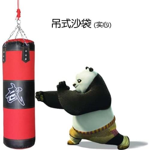 Hanging type solid sandbag Sanda boxing sandbag Muay Thai training fitness equipment of Wushu activities