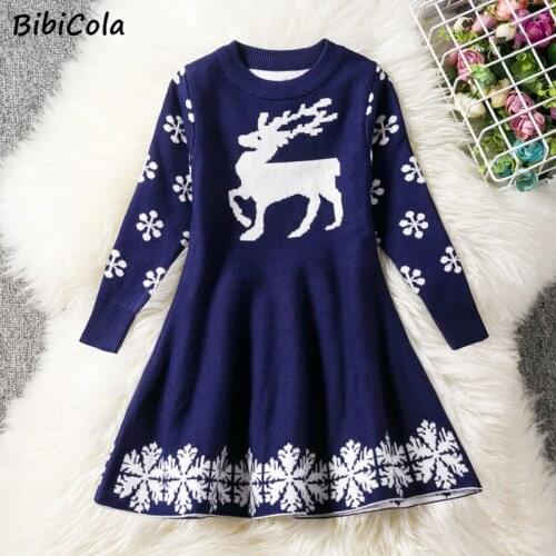 Girls Dress Spring Long Sleeve Kids Dresses Cartoon Princess Teenager Casual Dress For Girls Winter Baby Girl Clothes 3-7year