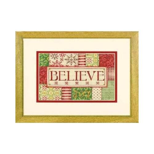 DIM 08921 Believe cross stitch 11CT 18ct 14ct cotton thread embroidery DIY handmade needlework