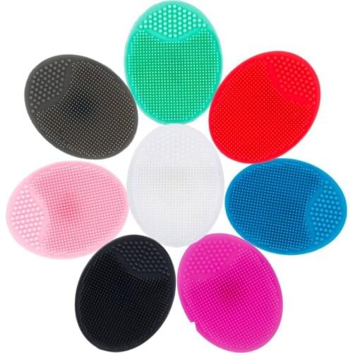 1PC Silicone Facial Cleaning Pad Face Pore Blackhead Exfoliating Cleanser Face SPA Massager Brush Skin Cleansing Scrubber Tool