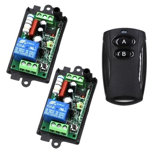 1CH RF Wireless Remote Switch System AC 110V 220V Remote Control Switch RF Controller Home Automation SKU: 5129