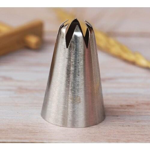 #1B Cream Piping Nozzle Decor Tip Large Size Cream Flower Rose Icing Tips Nozzles Cake Fondant Baking Tool Cupcake Decor